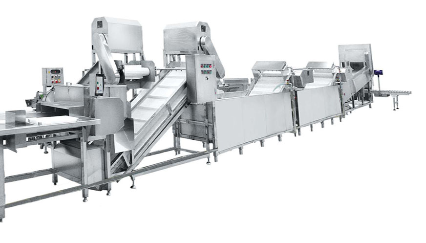 全自动中型连续式叶菜类清洗线